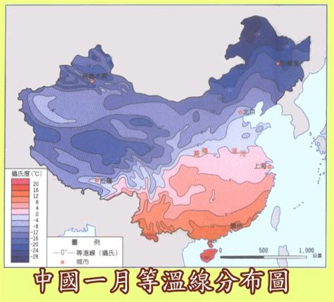 中國冬季季風風向|中國的氣候、每月天氣和平均溫度